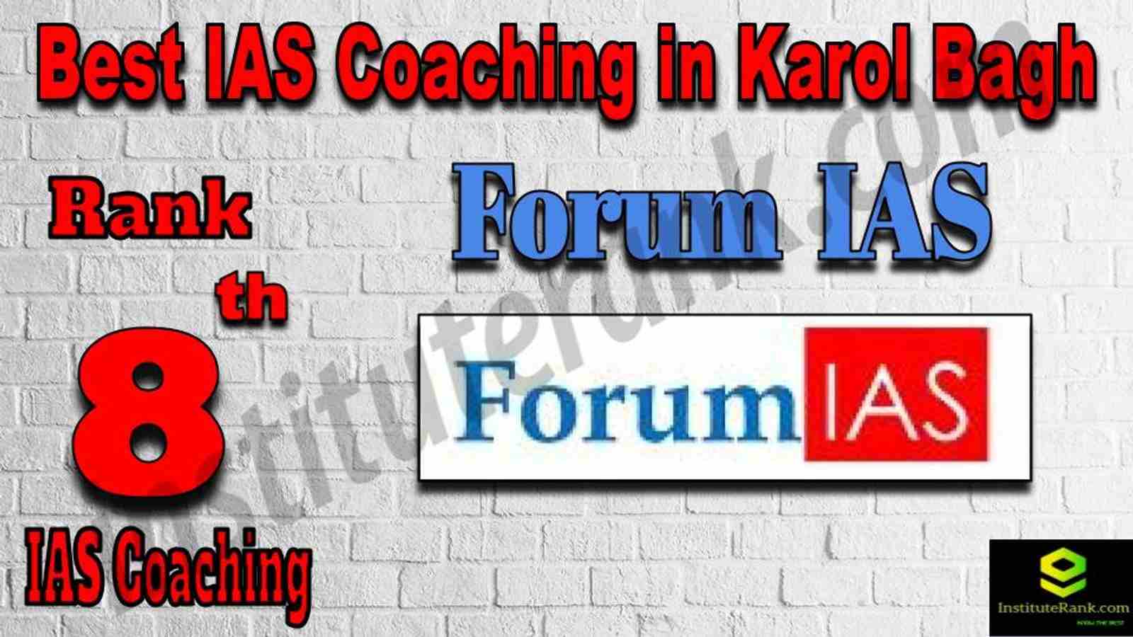 8th Best IAS Coaching in Karol Bagh