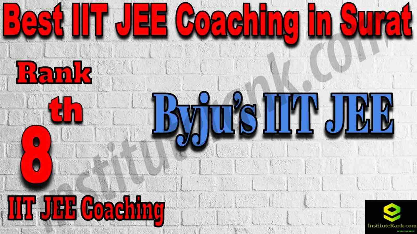 8th Best IIT JEE Coaching in Surat