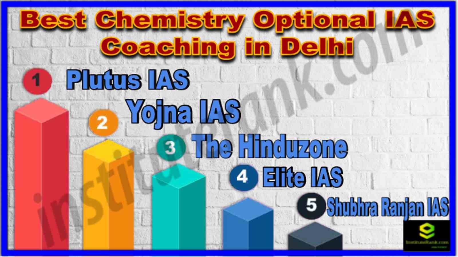 Best Chemistry Optional IAS coaching in Delhi