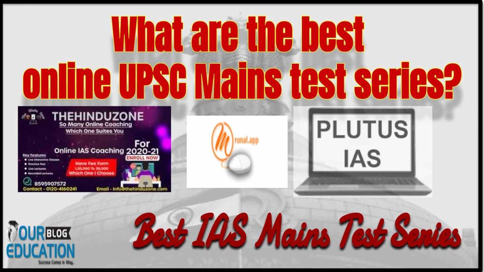 Best Online UPSC Mains Test Series