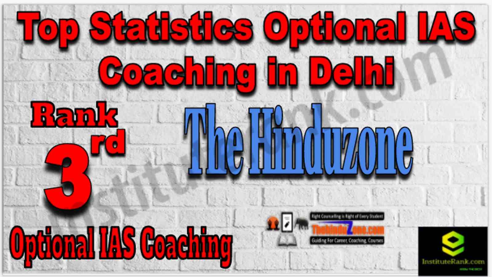 Rank 3 Top Statistics Optional IAS Coaching in Delhi
