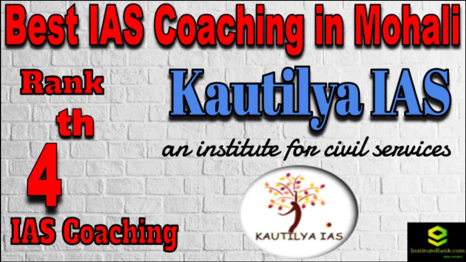 Rank 4 Best IAS coaching in Mohali
