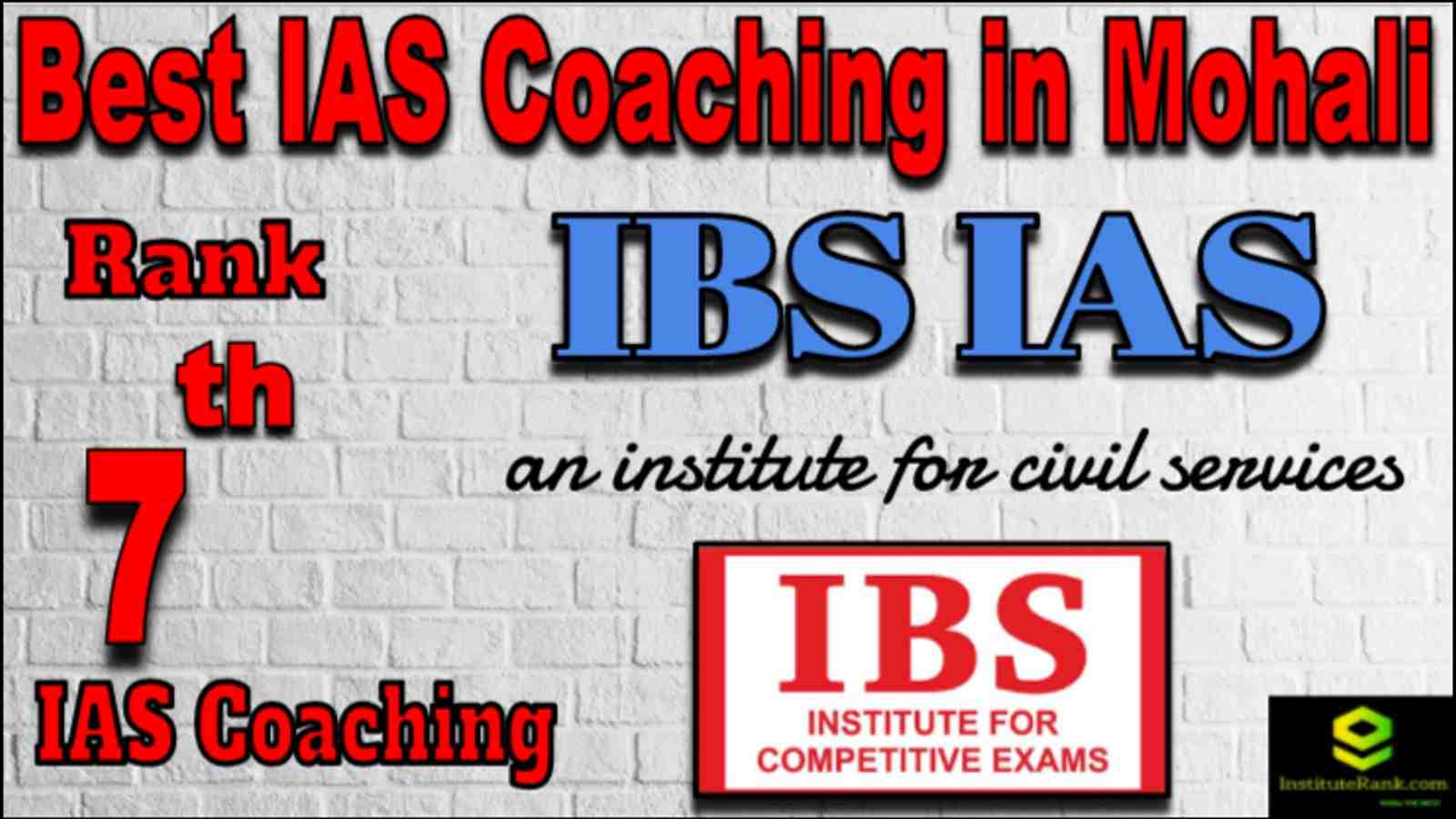 Rank 7 Best IAS coaching in Mohali