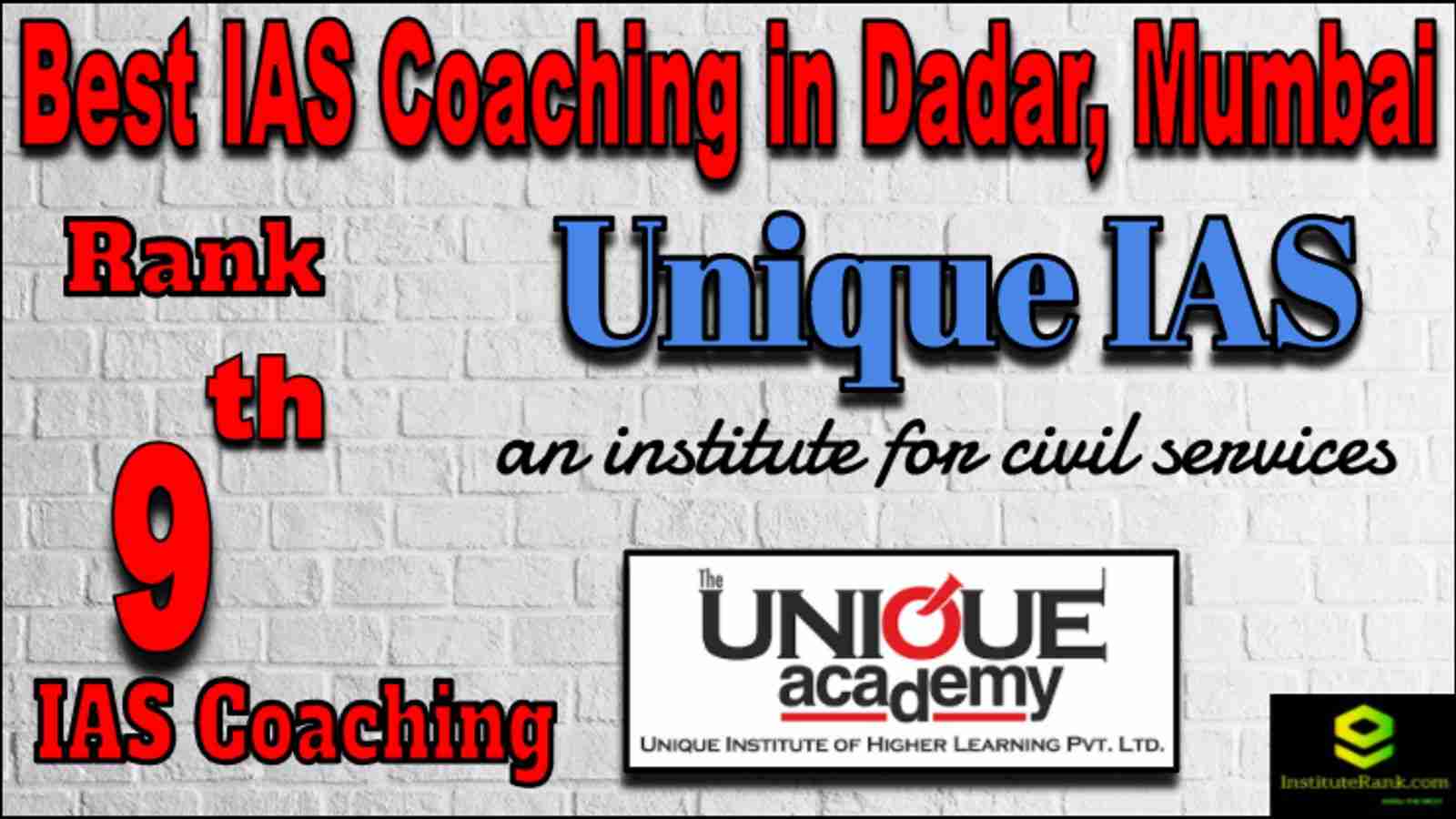 Rank 9 Best IAS Coaching in Dadar