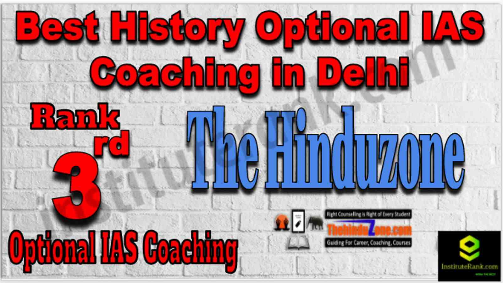 Rank 3 Best History optional IAS Coaching