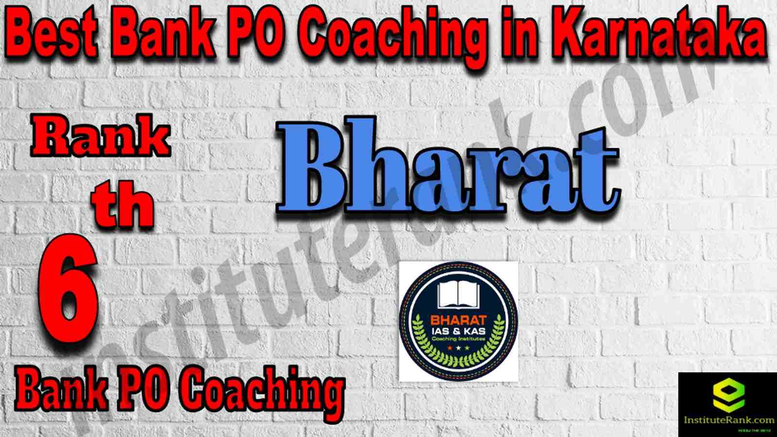 6th Best Bank PO Coaching in Karnataka