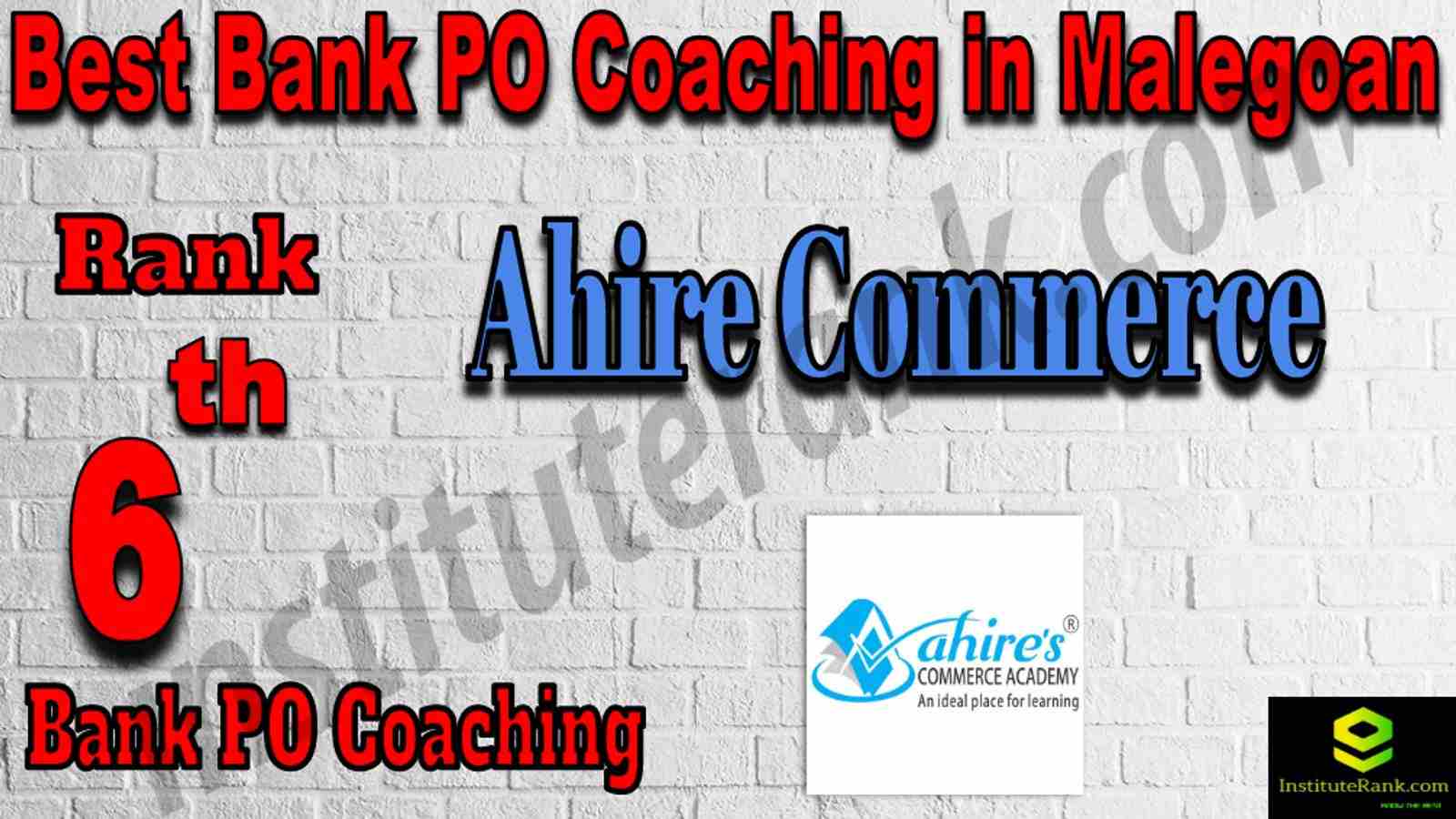 6th Best Bank PO Coachng in Malegoan