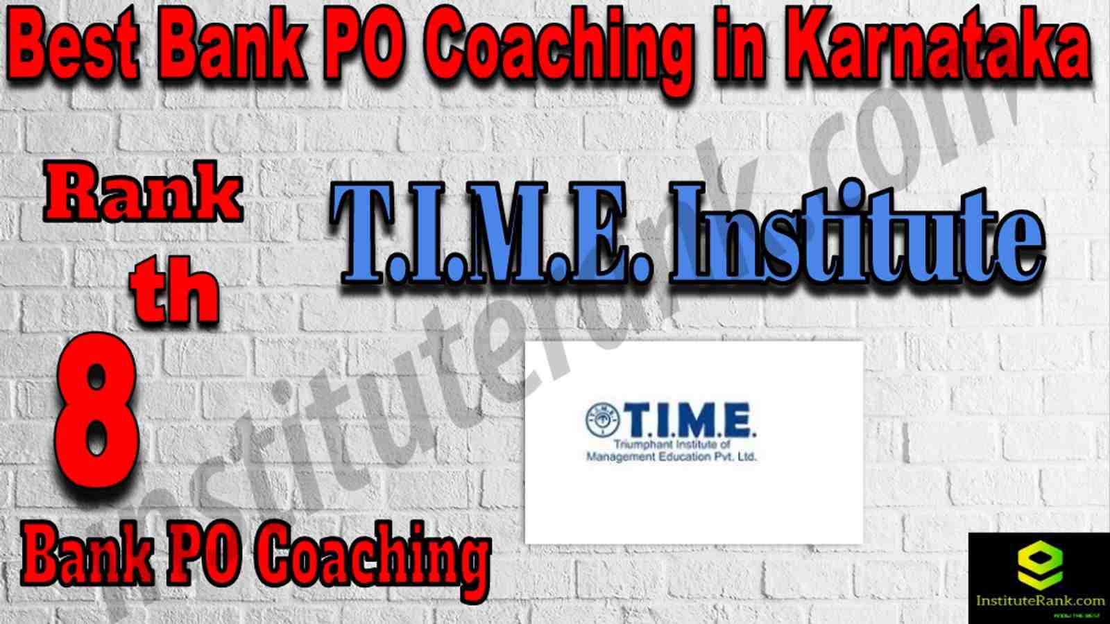 8th Best Bank PO Coaching in Karnataka
