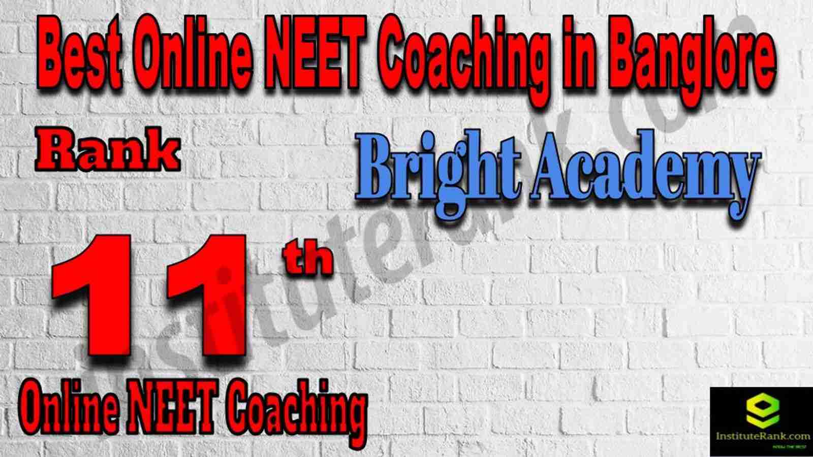 Rank 11 Best Online NEET Coaching in Banglore