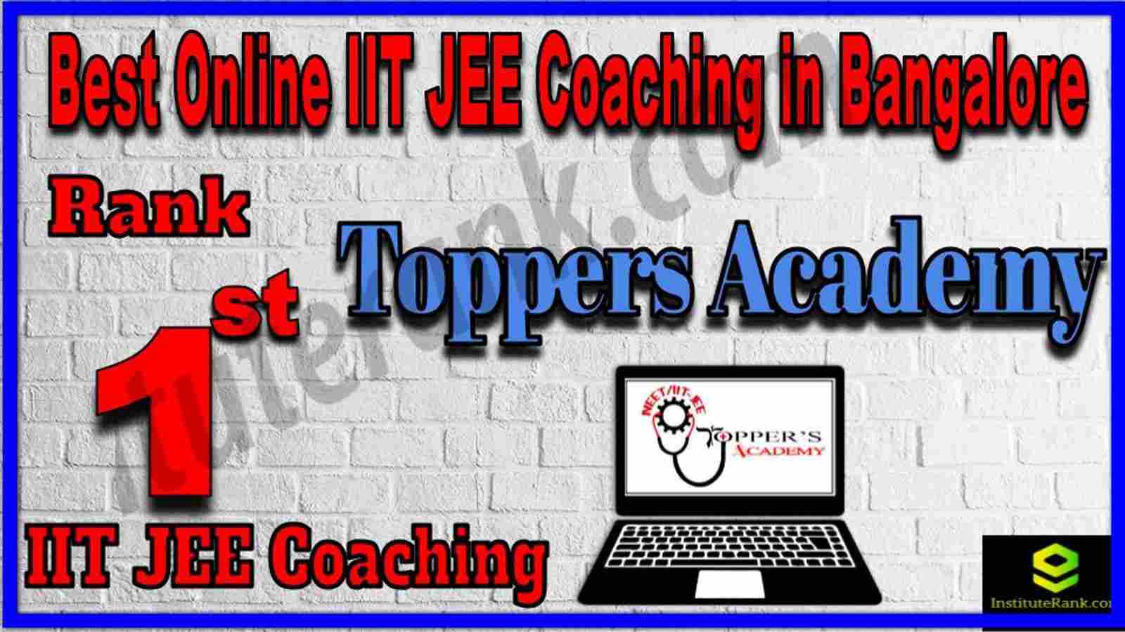 Rank 1st Best Online IIT JEE Coaching Bangalore