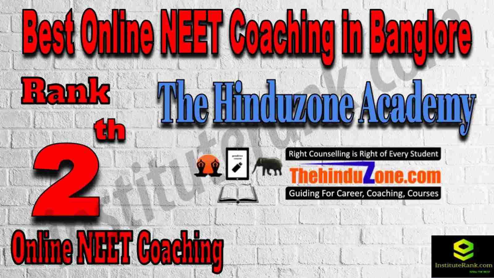 Rank 2 Best Online NEET Coaching in Banglore