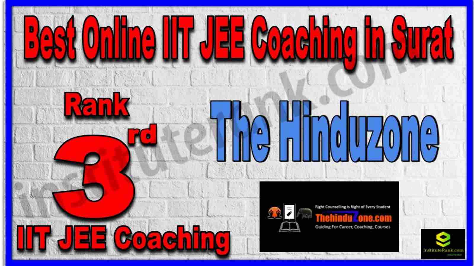 Rank 3rd Best Online IIT JEE Coaching in Surat