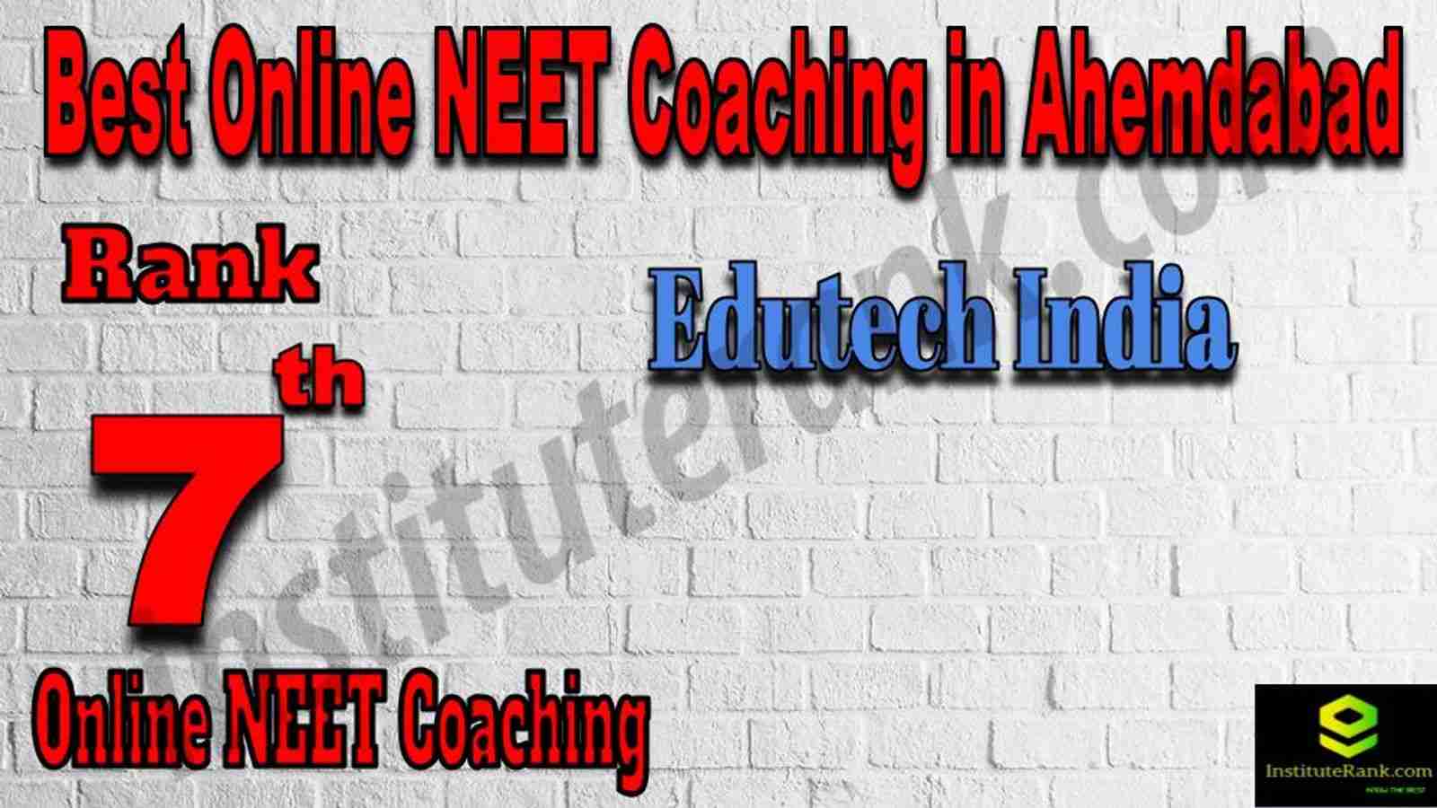 Rank 7 Best Online NEET Coaching in Ahmedabad