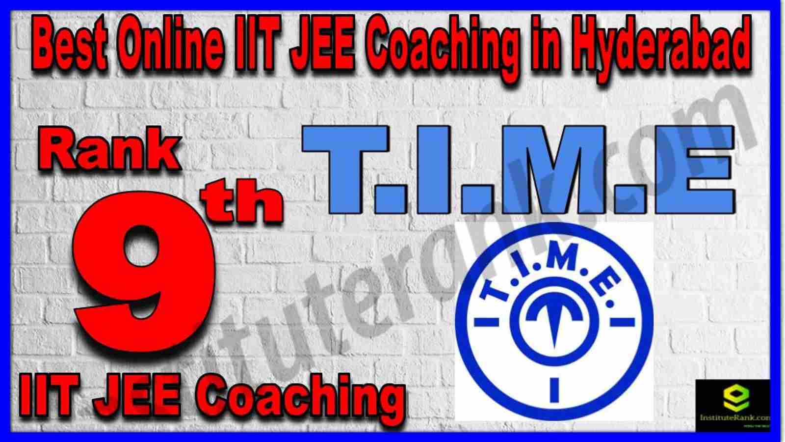 Rank 9th Best Online IIT JEE Coaching in Hyderabad Rank 9th Best Online IIT JEE Coaching in Hyderabad