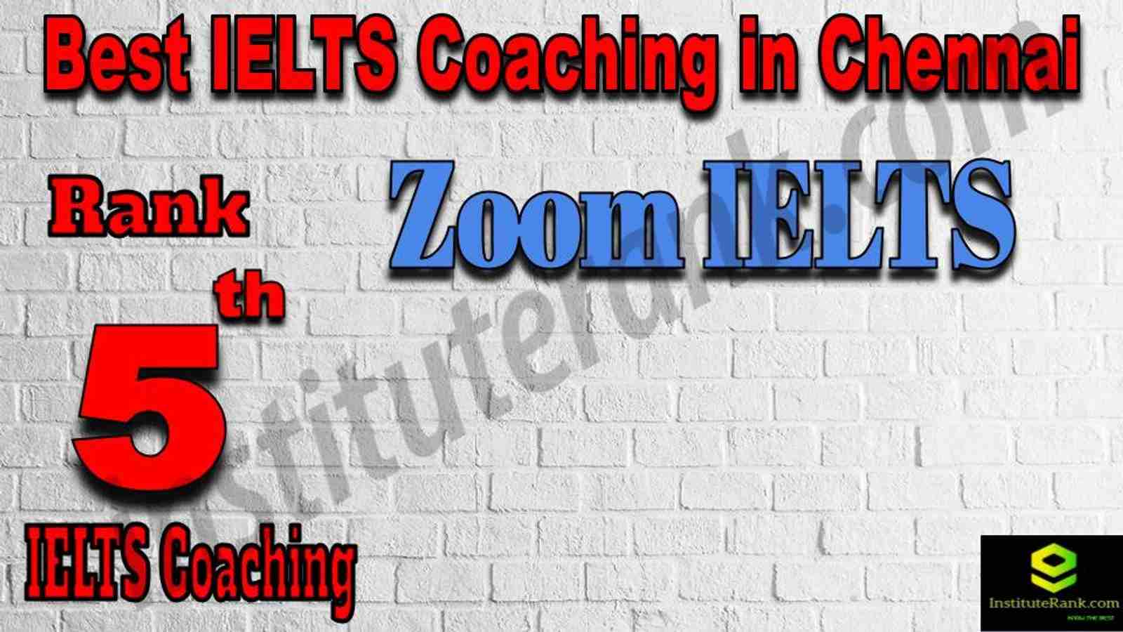 5th Best IELTS Coaching in Chennai