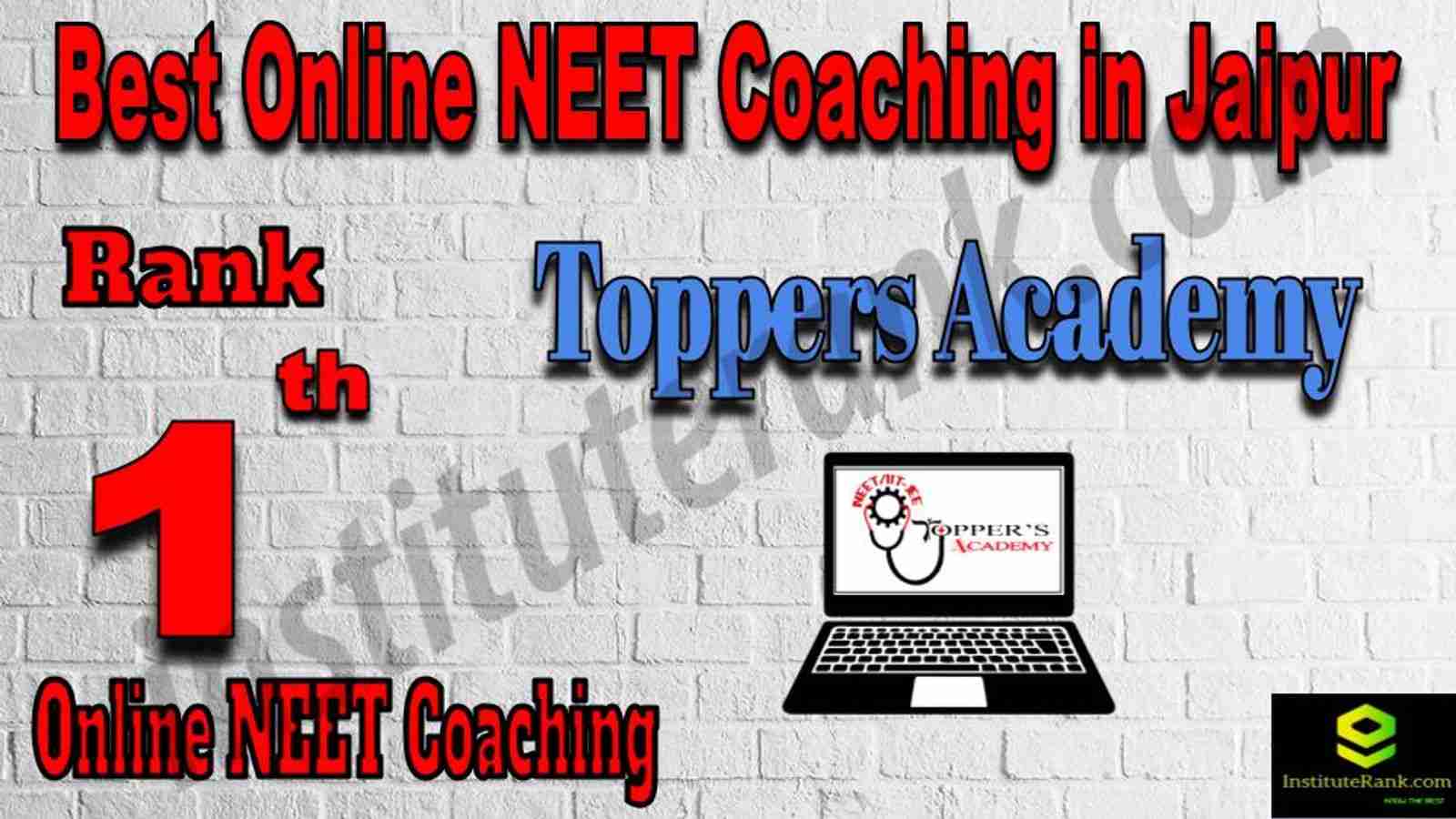 Rank 1 Best Online NEET Coaching in Jaipur Rank 1 Best Online NEET Coaching in Jaipur