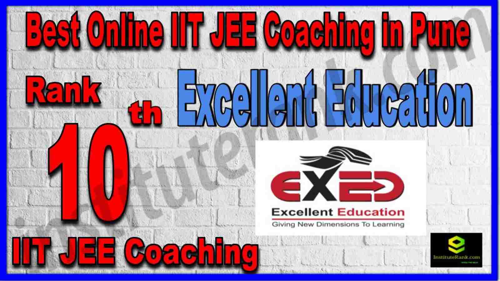 Rank 10th Best Online IIT JEE Coaching in Pune Rank 10th Best Online IIT JEE Coaching in Pune