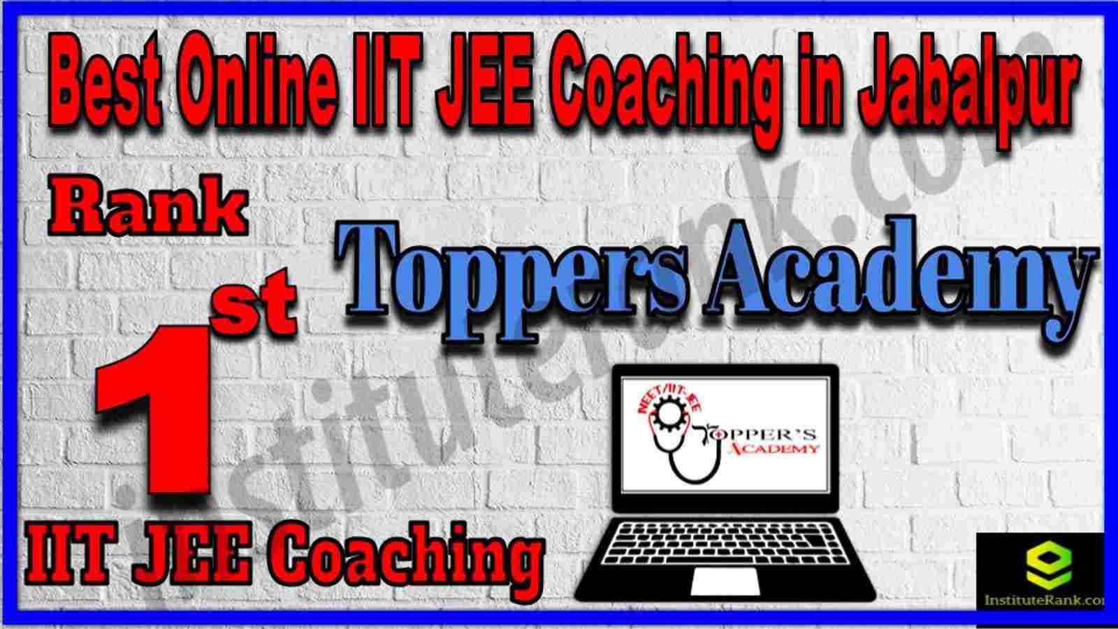 Rank 1st Best Online IIT JEE Coaching in Jabalpur