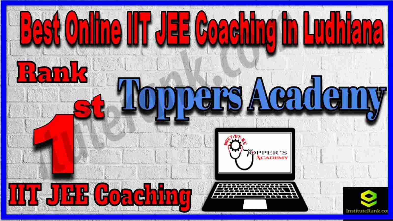 Rank 1st Best Online IIT JEE Coaching in Ludhiana
