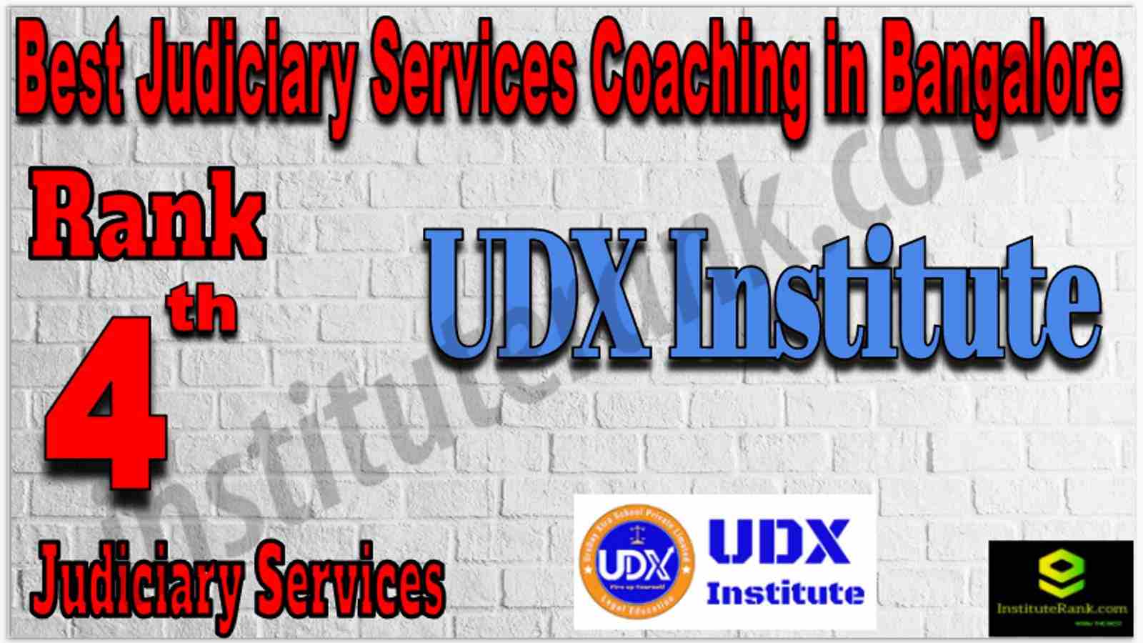 Rank 4 Best Judiciary Services Coaching in Bangalore