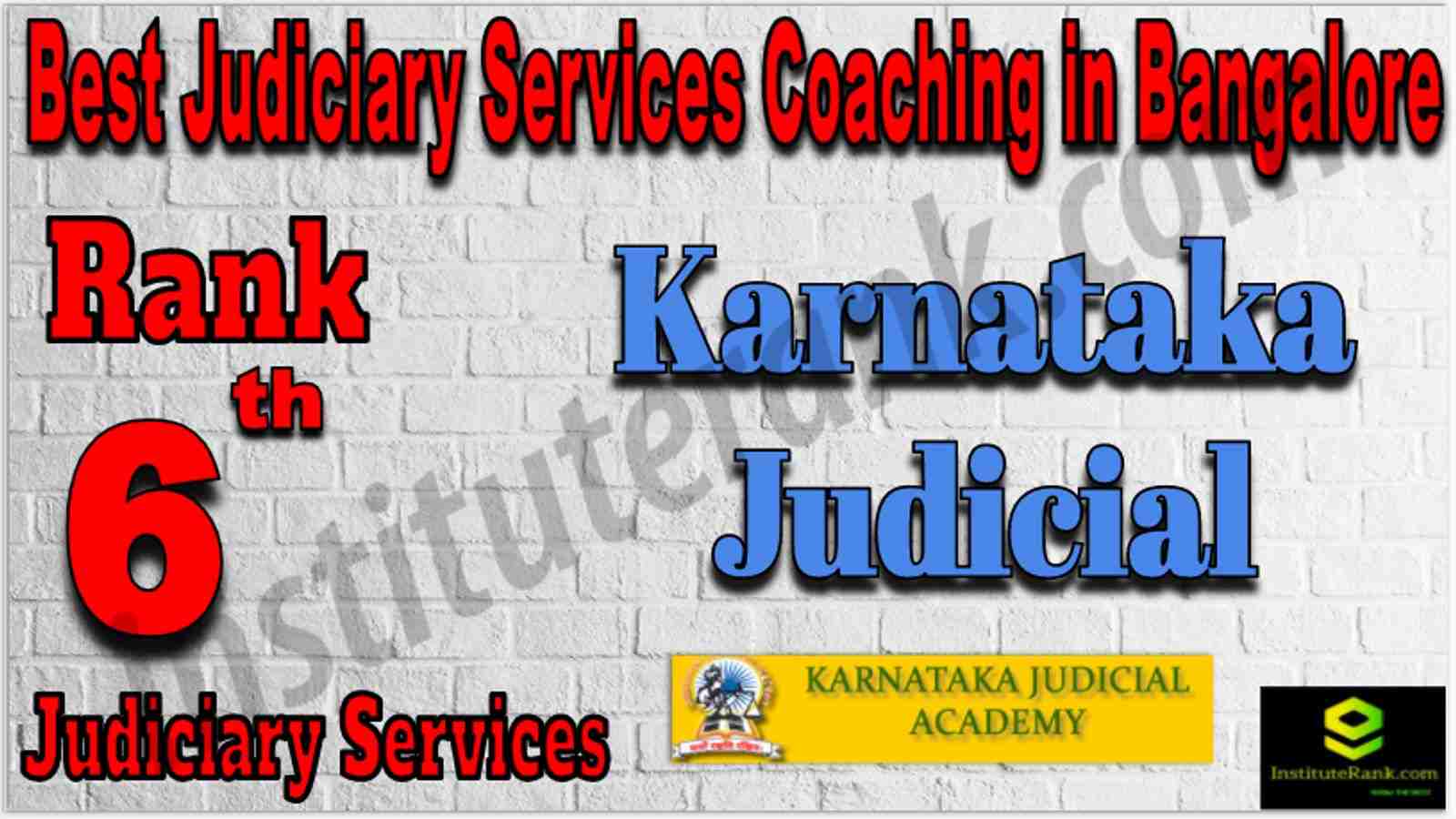 Rank 6 Best Judiciary Services Coaching in Bangalore