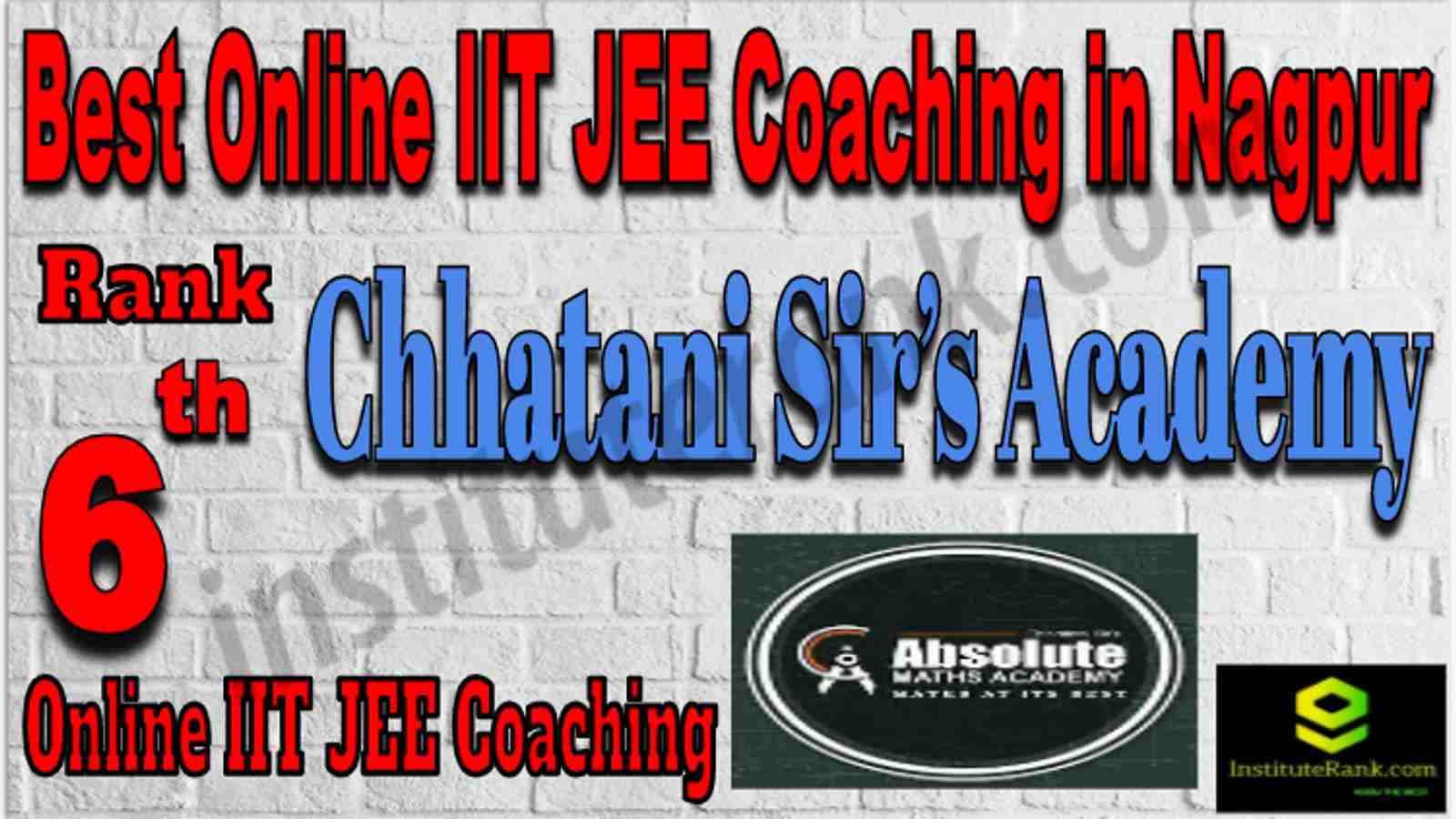 Rank 6 Best Online IIT JEE Coaching in Nagpur