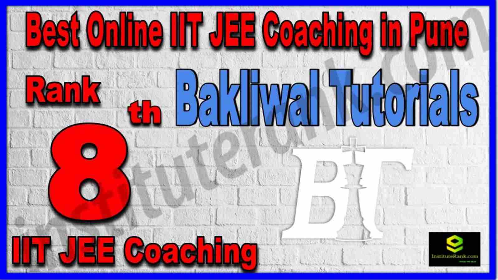 Rank 8th Best Online IIT JEE Coaching in Pune Rank 8th Best Online IIT JEE Coaching in Pune
