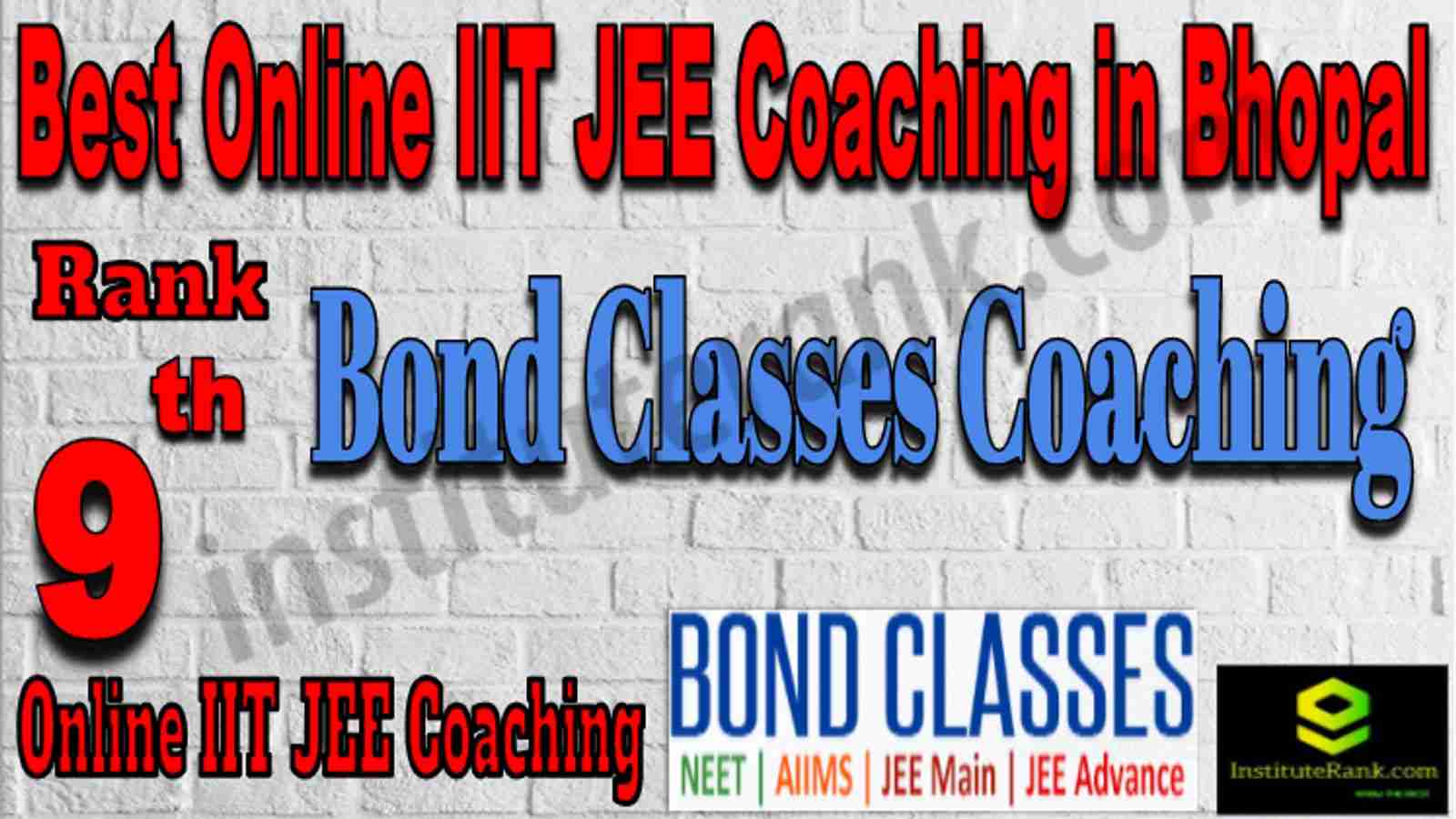 Rank 9 Best Online IIT JEE Coaching in Bhopal