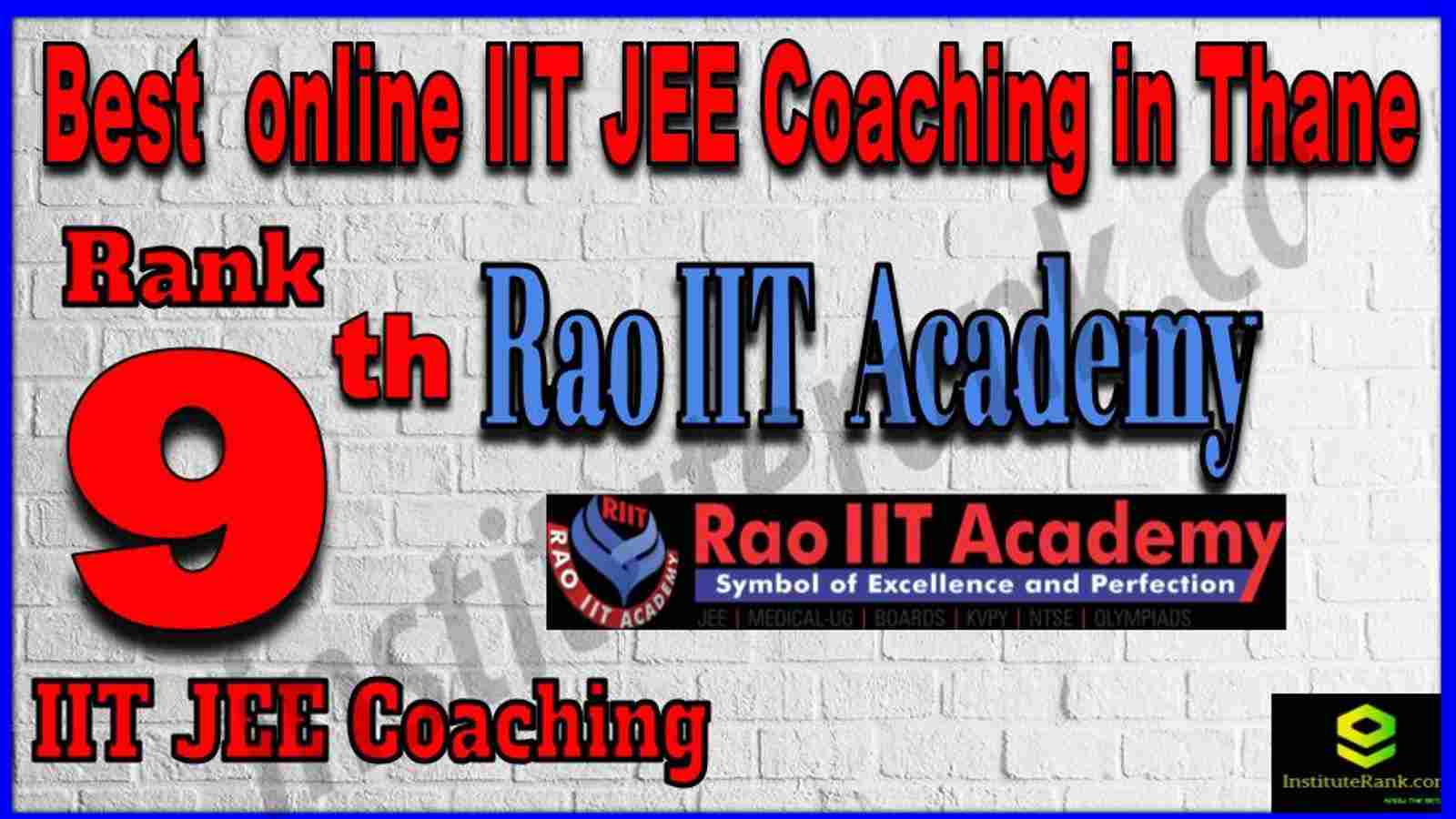 Rank 9th Best Online IIT JEE Coaching in Thane