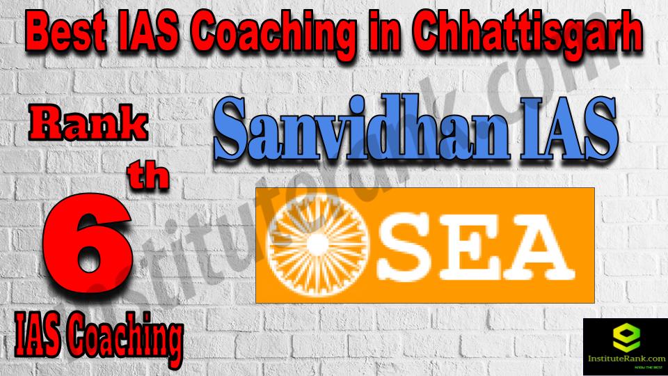 6th Best IAS Coaching in Chhattisgarh