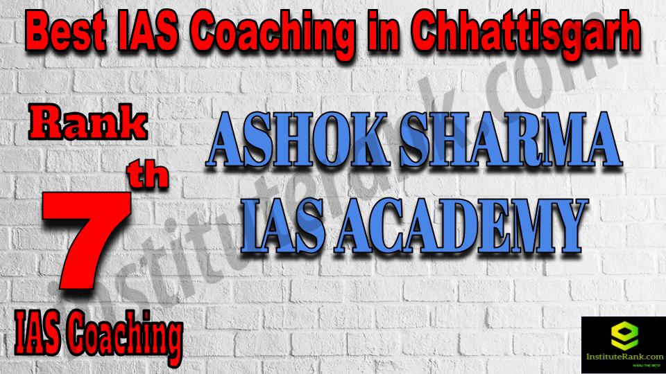7th Best IAS Coaching in Chhattisgarh