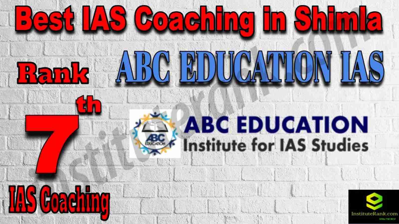 7th Best IAS Coaching in Shimla