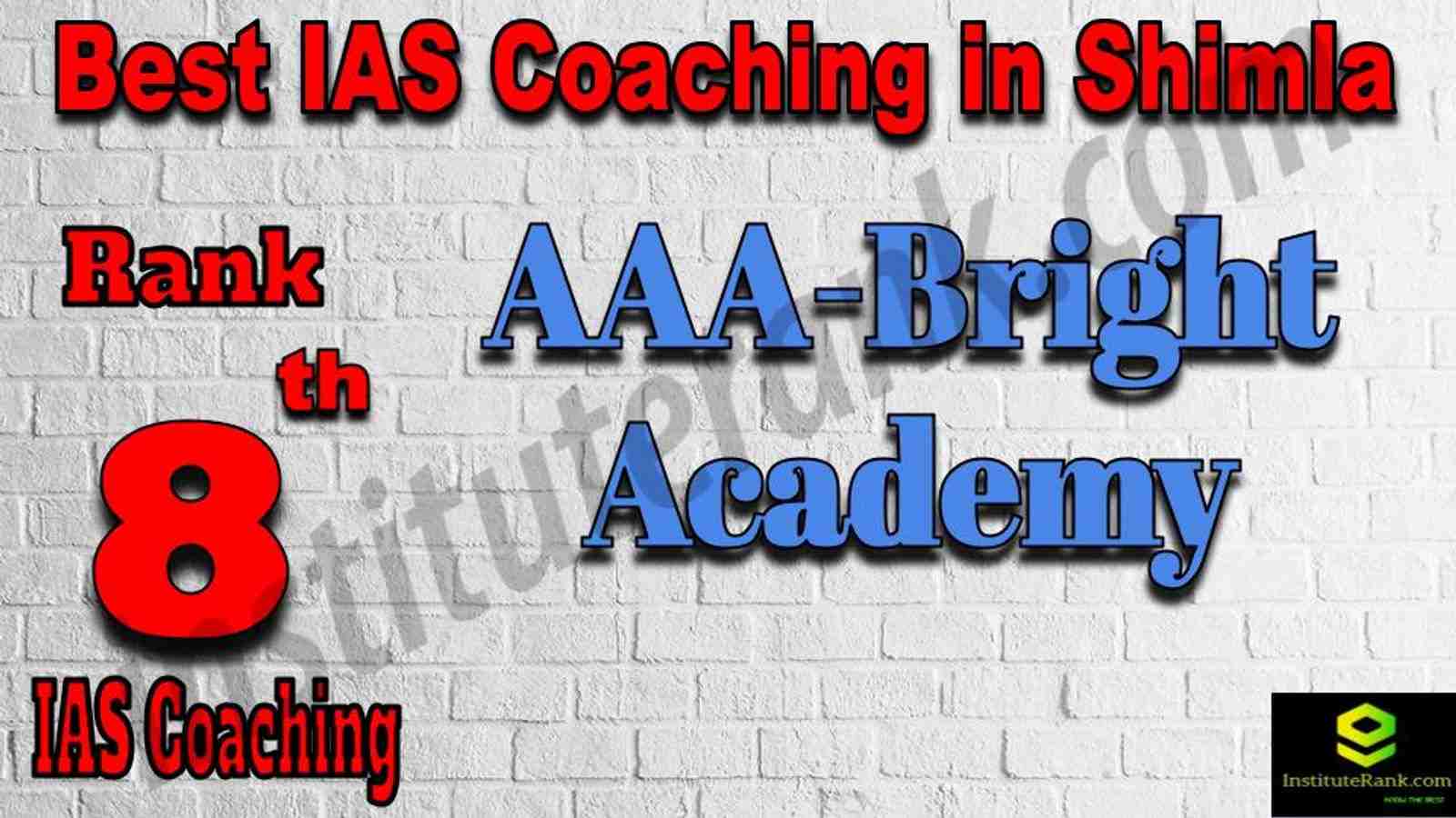 8th Best IAS Coaching in Shimla