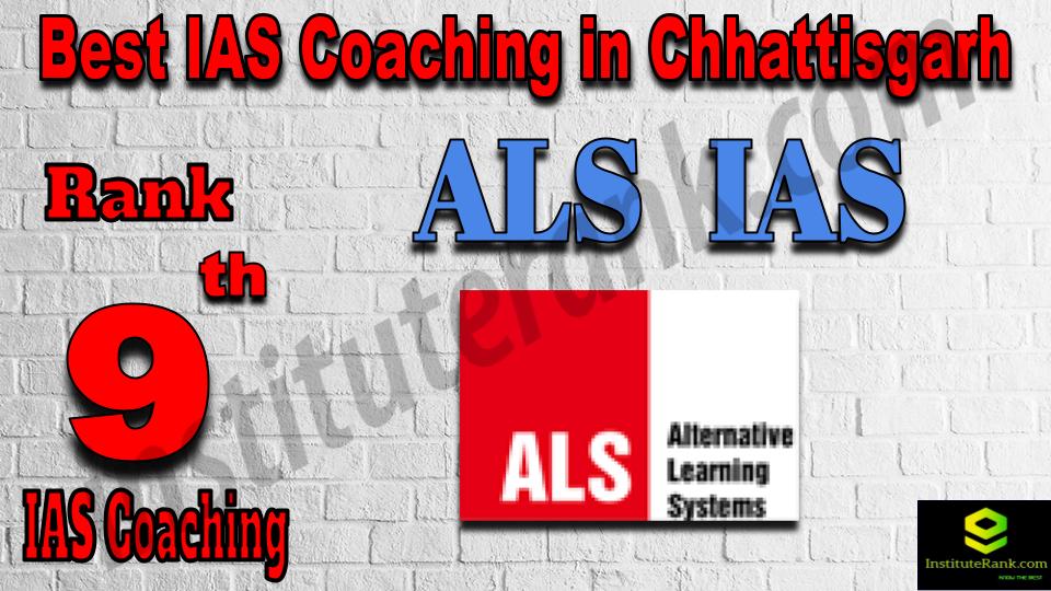 9th Best IAS Coaching in Chhattisgarh