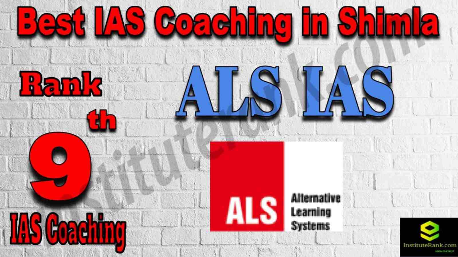 9th Best IAS Coaching in Shimla