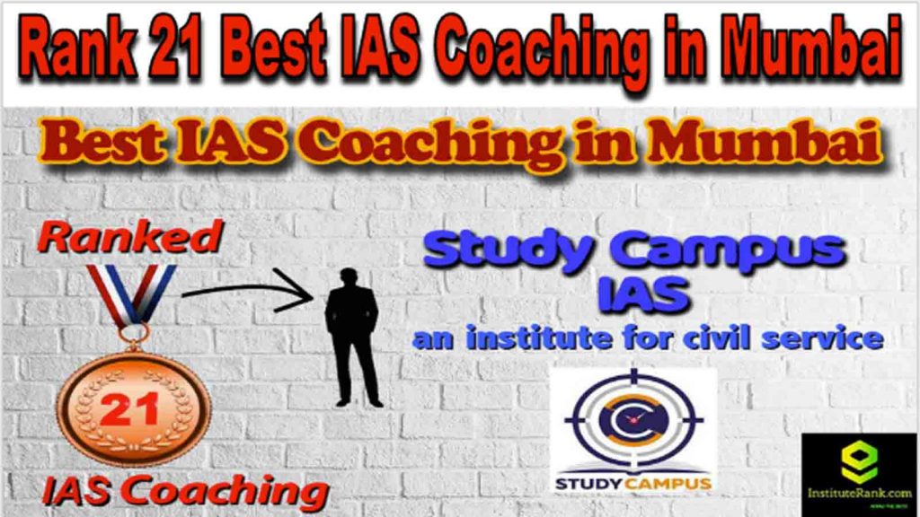 Best IAS Coaching in Mumbai Rank 21