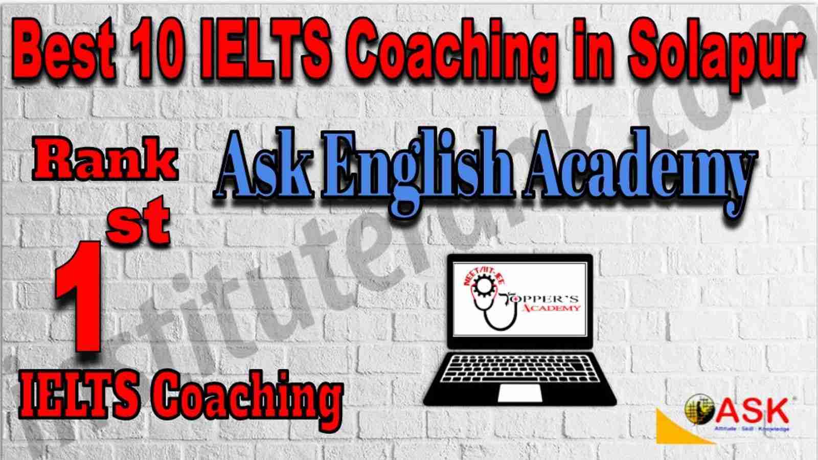 Rank 1 IELTS Coaching in Solapur Rank 1 IELTS Coaching in Solapur