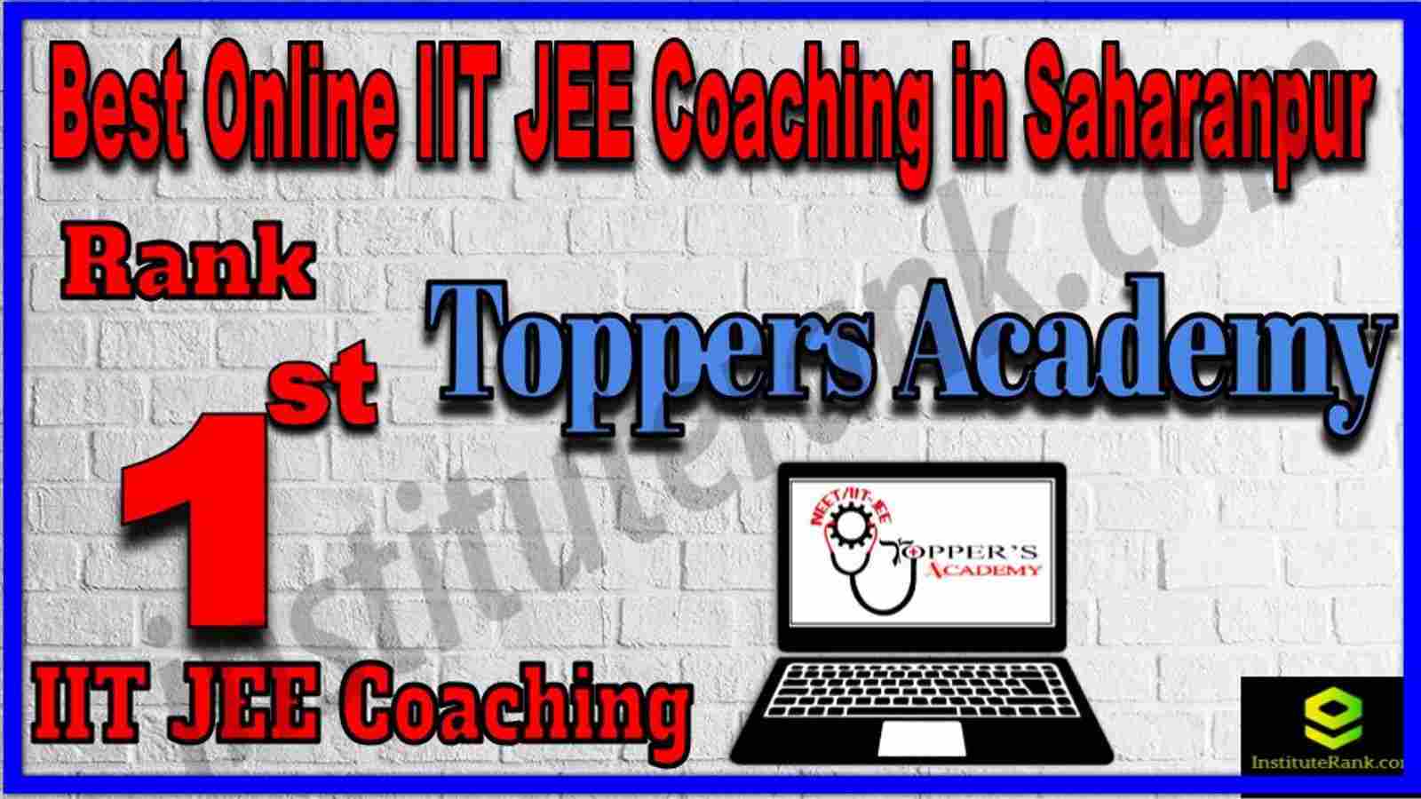 Rank 1st Best Online IIT JEE Coaching in Saharanpur