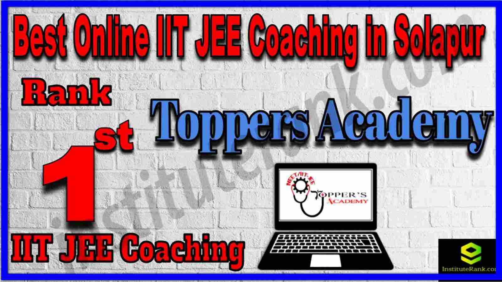 Rank 1st Best Online IIT JEE Coaching in Solapur