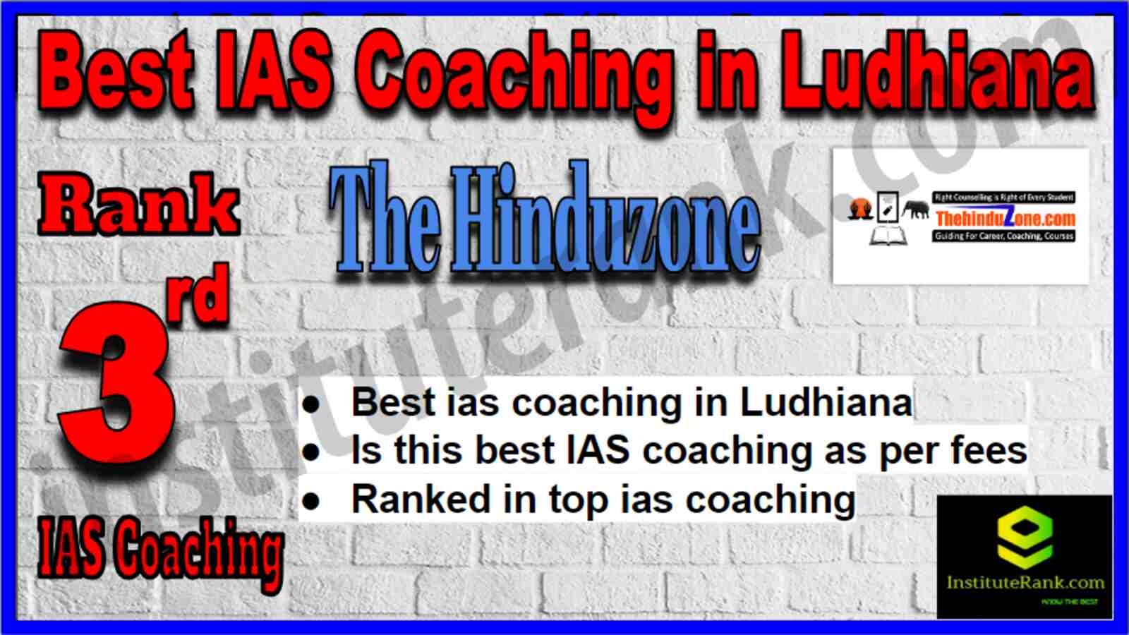 Rank 3 Best IAS Coaching in Ludhiana Rank 3 Best IAS Coaching in Ludhiana