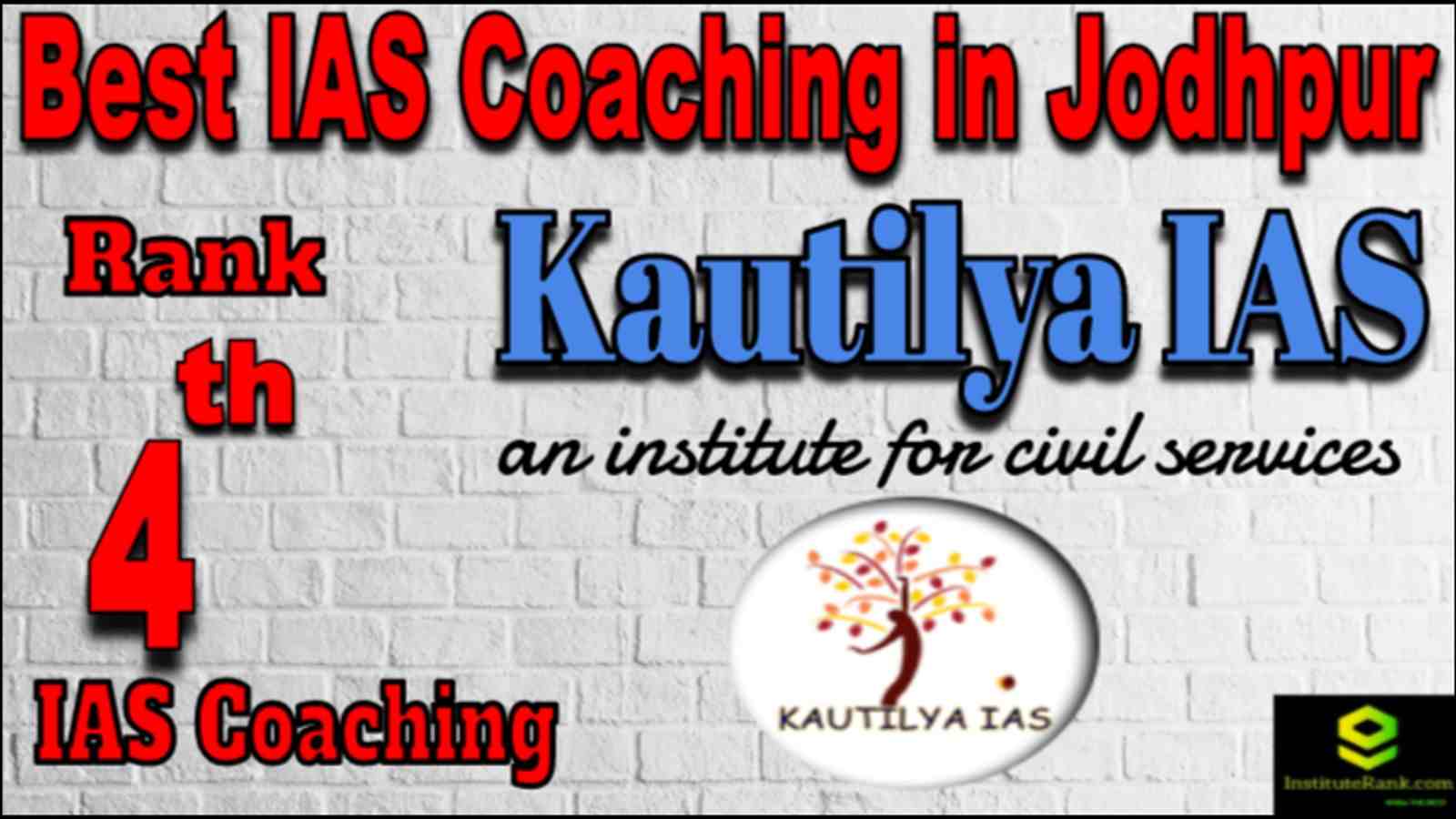Rank 4 Best IAS coaching in Jodhpur