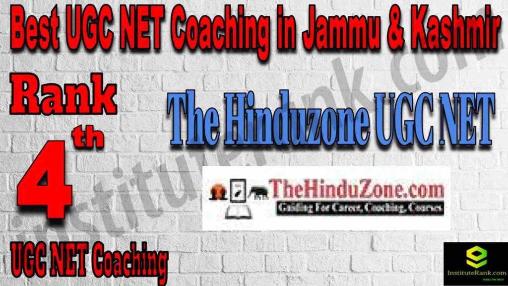 Rank 4 Best UGC NET caching in Jammu & Kashmir Rank 4 Best UGC NET caching in Jammu & Kashmir