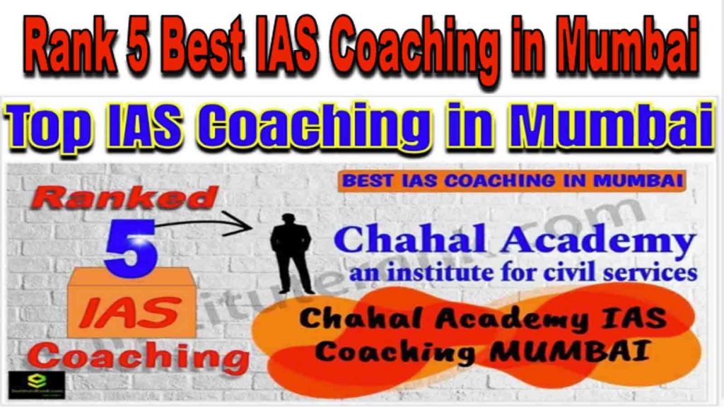 Rank 5 Best IAS Coaching in Mumbai