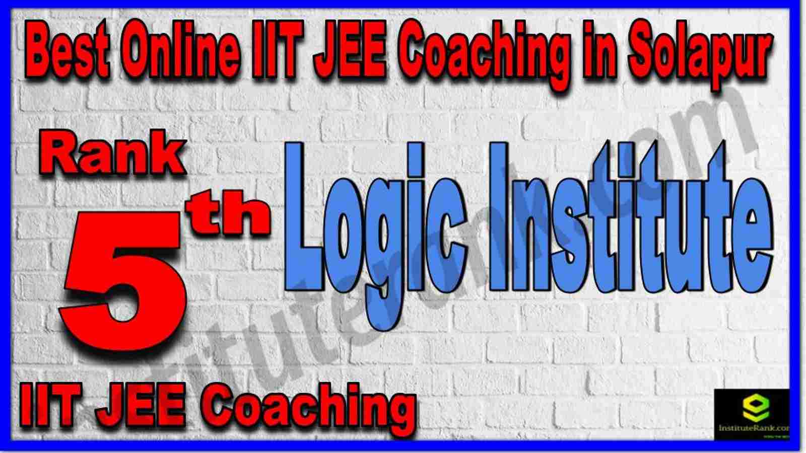 Rank 5th Best Online IIT JEE Coaching in Solapur