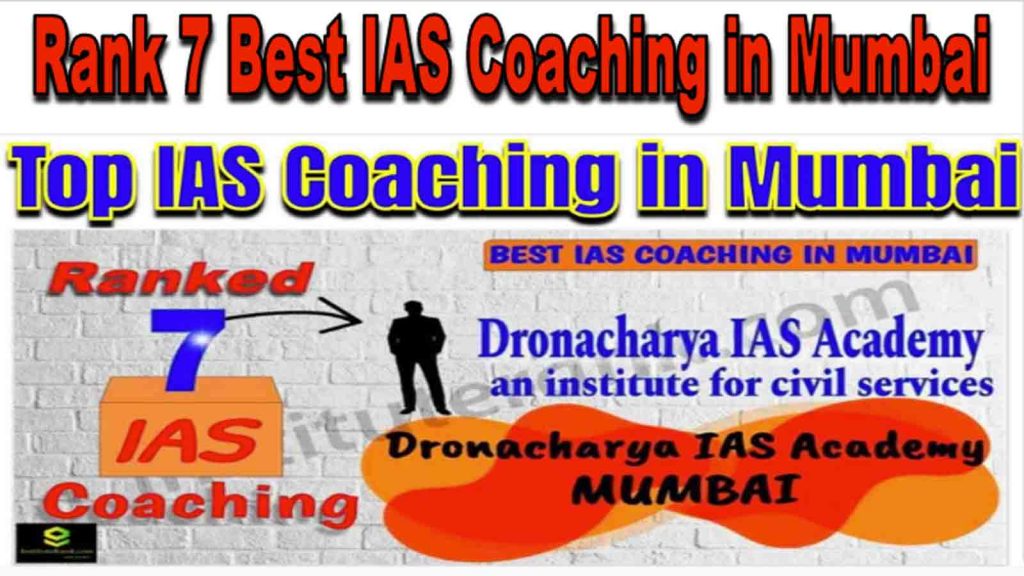 Rank 7 Best IAS Coaching in Mumbai