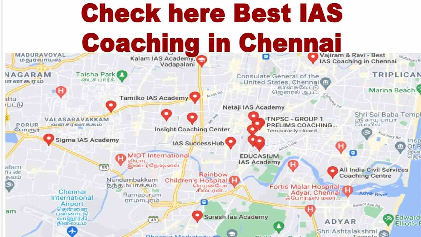 list of best ias coachings in chennai