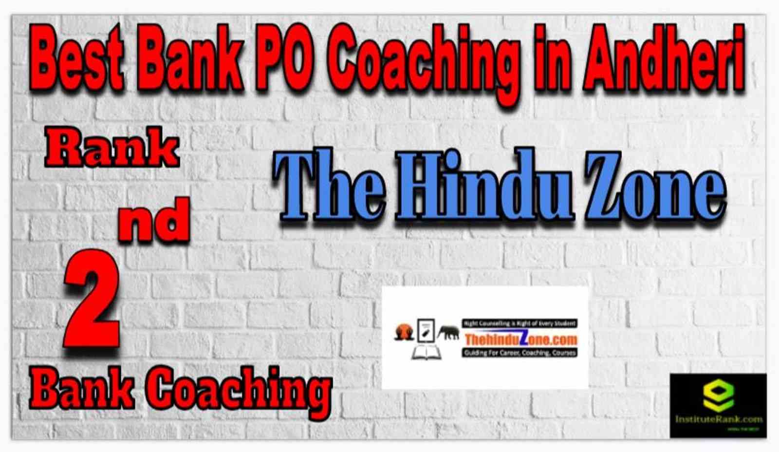 Rank 2 Best Bank PO Coachings in Andheri