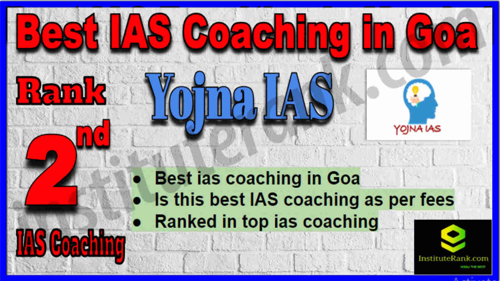 Rank 2 Best IAS Coaching in Goa Rank 2 Best IAS Coaching in Goa