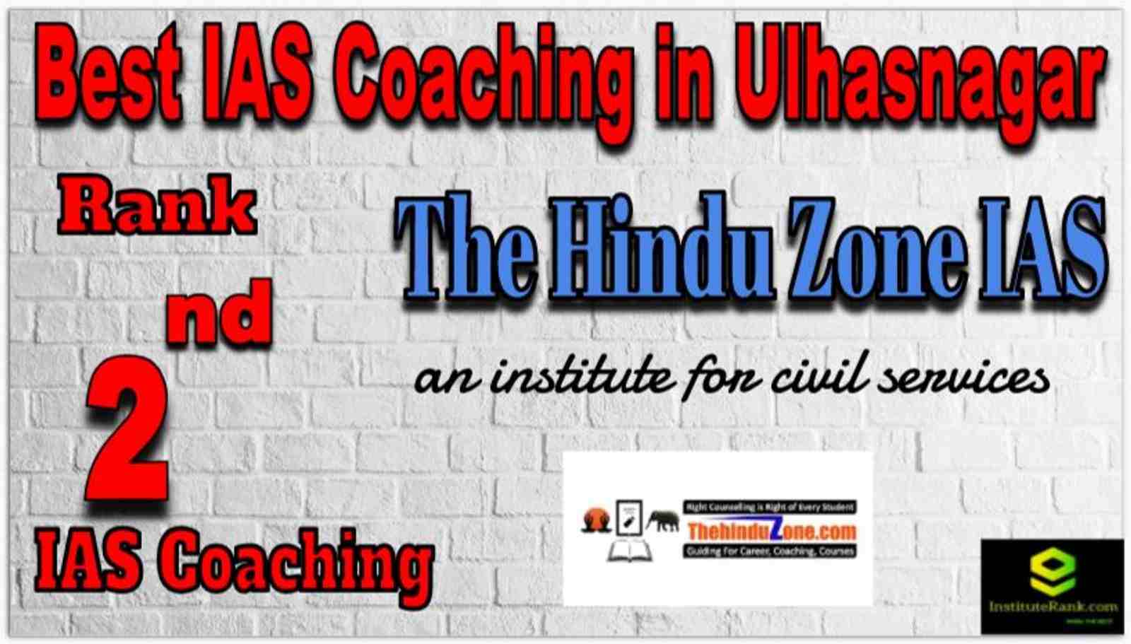 Rank 2 Best IAS Coaching in Ulhasnagar