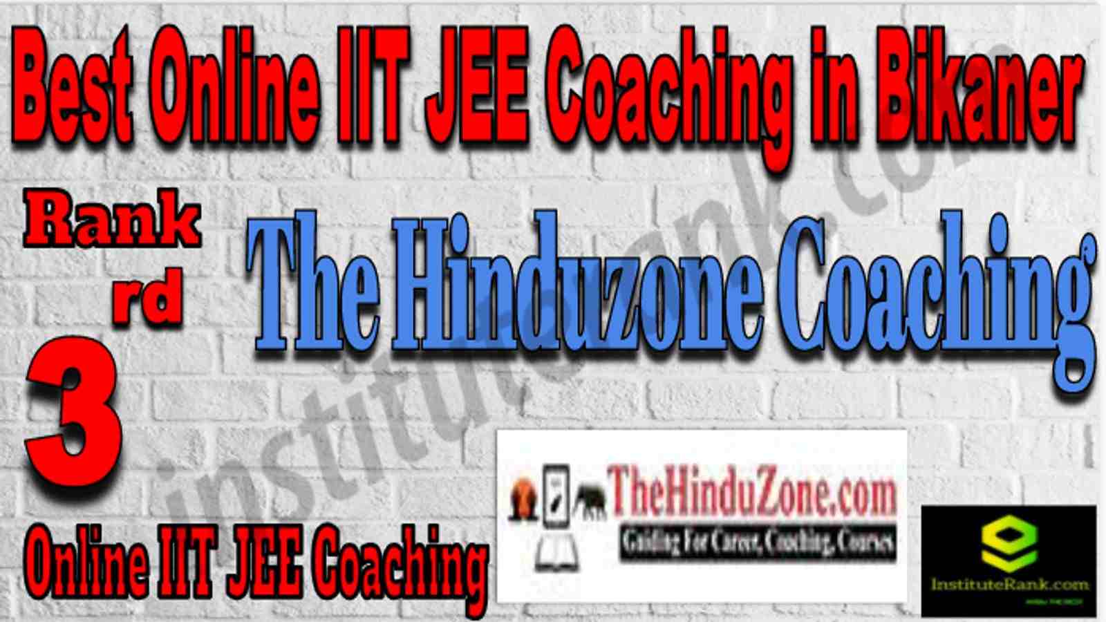 Rank 3 Best Online IIT JEE Coaching in Bikaner